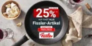 Zurbrüggen: 25 % Rabatt auf fast alle Töpfe & Pfannen von Fissler