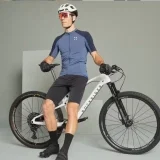 Rockrider Radtrikot Kurzarm MTB Race Blau (Gr. S bis 3XL)