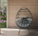 Schütte Home & Living Rattan Loungesessel mit Polsterauflage grau für 118,72€ inkl. Versand statt 198€