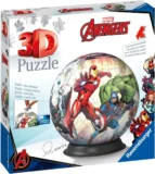 Ravensburger 3D Puzzle 11496 – Puzzle-Ball Avengers – 72 Teile für 8,72 € inkl. Prime-Versand (statt 14,12 €)