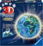 Ravensburger 3D Puzzle Erde im Nachtdesign Nachtlicht 11844 – Puzzle-Ball – 72 Teile – für 18,49 € inkl. Prime-Versand (statt 23,98 €)