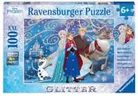 Ravensburger Kinderpuzzle – 13610 Frozen – Glitzernder Schnee