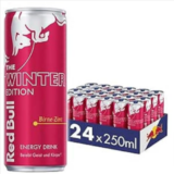 Pfandfehler 🚨 Red Bull Winter Edition Birne-Zimt – 24er Palette ab 17,56 € inkl. Prime-Versand (effektiv 11,56 €) statt 23,76 €
