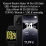 Blau: Xiaomi Redmi Note 14 Pro 5G (256 GB) + Redmi Watch 5 Active + Blau Allnet M 20 GB 5G für 17,99 € / Monat + 1,00 € einmalig