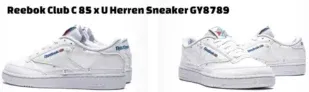 Reebok Club C 85 x U Herren Sneaker GY8789 (Gr. 36,5 bis 40,5) für 38,67 € inkl. Versand