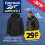 Reebok Parka Puffer Herren Wintermantel (2 Farben, Gr. S bis XL) für 34,94 € inkl. Versand