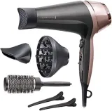 Remington Haartrockner Curl & Straight Ionen D5707 (2200W, inkl 3 Stylingaufsätze: konisch & Locken-Stylingdüse & Diffusor, 45mm Rundbürste) für 31,34 € inkl. Prime-Versand