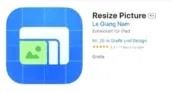 Resize Picture Grafik und Design gratis [🍎 App Store] (statt 0,99 €)