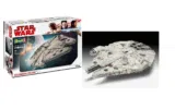 Revell Star Wars Millennium Falcon Bausatz (Level 3, Maßstab 1:72, drehbarer Sensor, bewegliche Laderampe)