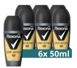 Rexona Men Men Deo Roll-On Sport Defence Anti-Transpirant 6x 50 ml für 9,76 € inkl. Prime Versand (statt 13,50 €)