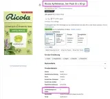 Preisfehler/ Mengenfehler: Ricola Apfelminze, 5er Pack (5 x 50 g)