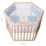 Roba Laufgitter Cosiplay 6-eckig Vintage Bear in Naturholz für 91,99 € inkl. Versand