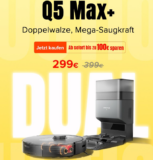 Roborock Q5 Max+ 5.500 Pa Saugkraft für 299€ inkl. Versand statt 399€