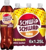 SCHWIPSCHWAP Lemon ohne Zucker 6er Pack (6 x 1.25 l)
