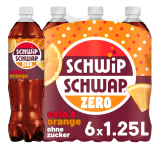 SCHWIPSCHWAP ZERO –  EINWEG (6 x 1,25 l) für 5,79 € inkl. Prime Versand zzgl. Pfand (statt 8,94 €)