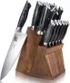SHAN ZU Japanischen Messerblock 16-teilig für 130,55 € inkl. Versand (statt 191,99 €)