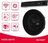 SHARP ES-PRO014WA-DE Waschmaschine (10kg, 1400 U/min, EEK A)