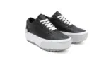 VANS Shiny Old Skool Stacked Schuhe schwarz (Obermaterial: Leder/ Gr. 34,5 bis 47) – für 52,50 € inkl. Versand statt 73,50 €