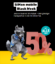 SIMon mobile Black Week: 50 % Rabatt auf alle Basistarife + 2GB extra pro 12 Monate oder 30 GB extra pro 3 Monate für Neukunden bzw. 6GB extra pro 6 Monate für Alle