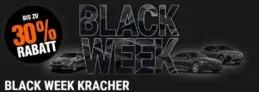 Sixt Black Week: Bis zu 30 % Rabatt ab 3 Tages Fahrzeuge Miete