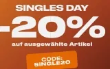 Snipes Singles Day: 20 % Rabatt auf fast alles