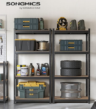 SONGMICS Schwerlastregal, 2er Set  40 x 80 x 160 cm, bis 520 kg belastbar