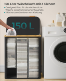 SONGMICS Wäschekorb 3 Fächer (mit je 50L) für 22,99€ inkl. Versand (statt 40€)