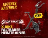 SPORTINATOR X-Bike faltbarer Heimtrainer