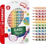 STABILO Easycolors 12 Buntstifte + Spitzer