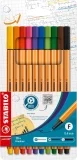 STABILO Fineliner point 88 Standardfarben 10er Pack