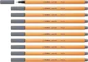 STABILO Fineliner point 88 dunkelgrau 10er Pack für 2,38 € inkl. Prime-Versand