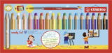 STABILO woody 3 in 1 – 18er Pack mit Spitzer und Pinsel – mit 18 verschiedenen Farben für 21,52 € inkl. Prime-Versand (statt 30,21 €)