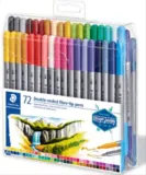 Fehler? STAEDTLER 3200 TB72 Doppelfasermaler mit 72 leuchtenden Farben für 4,37€ (Prime)