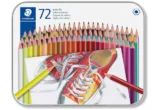 STAEDTLER Buntstifte, traditionelle Sechskantform, Metalletui mit 72 leuchtenden Farben, 175 M72 für 11,04 € inkl. Prime-Versand (statt 13,99 €)