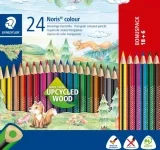 STAEDTLER Noris Colour (24 Stifte erhöhte Bruchfestigkeit Dreikantform)