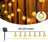 STANBOW Solar Lichterkette Aussen (11M 60LED) für 19,99 € inkl. Prime-Versand (statt 19,99 €)