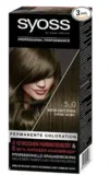 SYOSS Coloration, Haarfarbe Stufe 3 5_0 Natürliches Braun für 10,16 € inkl. Prime-Versand (statt 19,50 €)