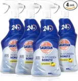 Sagrotan 24-Stunden Schutz Desinfizierender Allzweck-Reiniger Zitrusbrise 4er Pack (4 x 600 ml) ab 8,61 € inkl. Prime-Versand