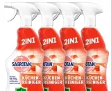 Sagrotan Küchen-Allzweck-Reiniger Spritzige Zitrone 4er-Pack (4 x 750 ml) ab 8,18 € inkl. Prime-Versand (statt 15,00 €)