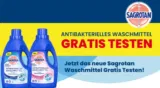 Gratis Testen: Sagrotan Antibakterielles Waschmittel [60.000 Einlösungen]