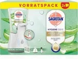 Sagrotan No-Touch Automatischer Seifenspender Weiß – Vorratspack (2 x 250 ml Flüssigseife) ab 9,44 € inkl. Prime-Versand