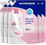 Sagrotan Wäsche-Hygienespüler Sensitiv Nachfüller 5er Pack (5 x 1,2 l Reiniger)  ab 8,75 € inkl. Prime-Versand