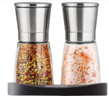 Gewürzmühlen Set mit einstellbarem Keramikmahlwerk