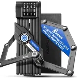 Samok® Fahrradschloss Zahlenschloss 4-stelligem Code 120cm (inkl. Halterung – Faltschloss Fahrrad Stahl) für 29,66 € inkl. Prime-Versand (statt 49,99 €)