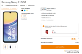 Saturn Tarifwelt: Samsung Galaxy A15 5G + McAfee LiveSafe Device Attach + Super Select S mit 10 GB LTE für 9,99 € / Monat + 67,94 € einmalig