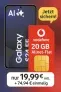 MediaMarkt Tarifwelt: Samsung Galaxy S24 FE (128 GB) + freenet Vodafone Allnet Flat 20GB 5G für 19,99 € / Monat + 74,94 € einmalig