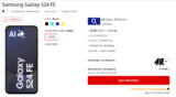 MediaMarkt Tarifwelt: Samsung Galaxy S24 FE + o2 Basic 20 GB 5G für 15,99 € / Monat + 93,94 € einmalig