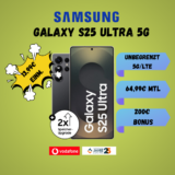 Samsung Galaxy S25 Ultra (512 GB) nur 13,99€ inkl. Versand  + Vodafone Allnet unlimited 5G für 69,99€ mtl.