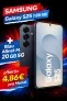 Blau: Samsung Galaxy S25 (128 GB) + Blau Allnet M 20 GB 5G für 29,99 € / Monat + 29,99 € einmalig
