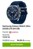 Mediamarkt Tarifwelt: Samsung Galaxy Watch Ultra (2025) Lte (64 Gb) + Freenet Vodafone Allnet Flat 12Gb 5G Für 14,99 € / Monat + 94,94 € Einmalig
